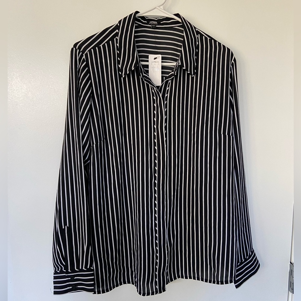 Express Relaxed Portofino Shirt NWT